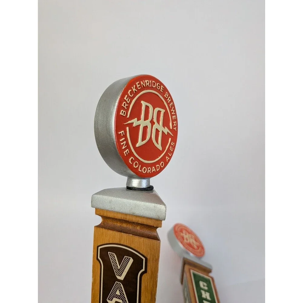 2 Breckenridge Brewery Christmas Ale Tap Handle Vanilla Porter Keg Mancave